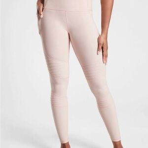 Athleta, Inclination Moto Tight, Light Pink, Size S